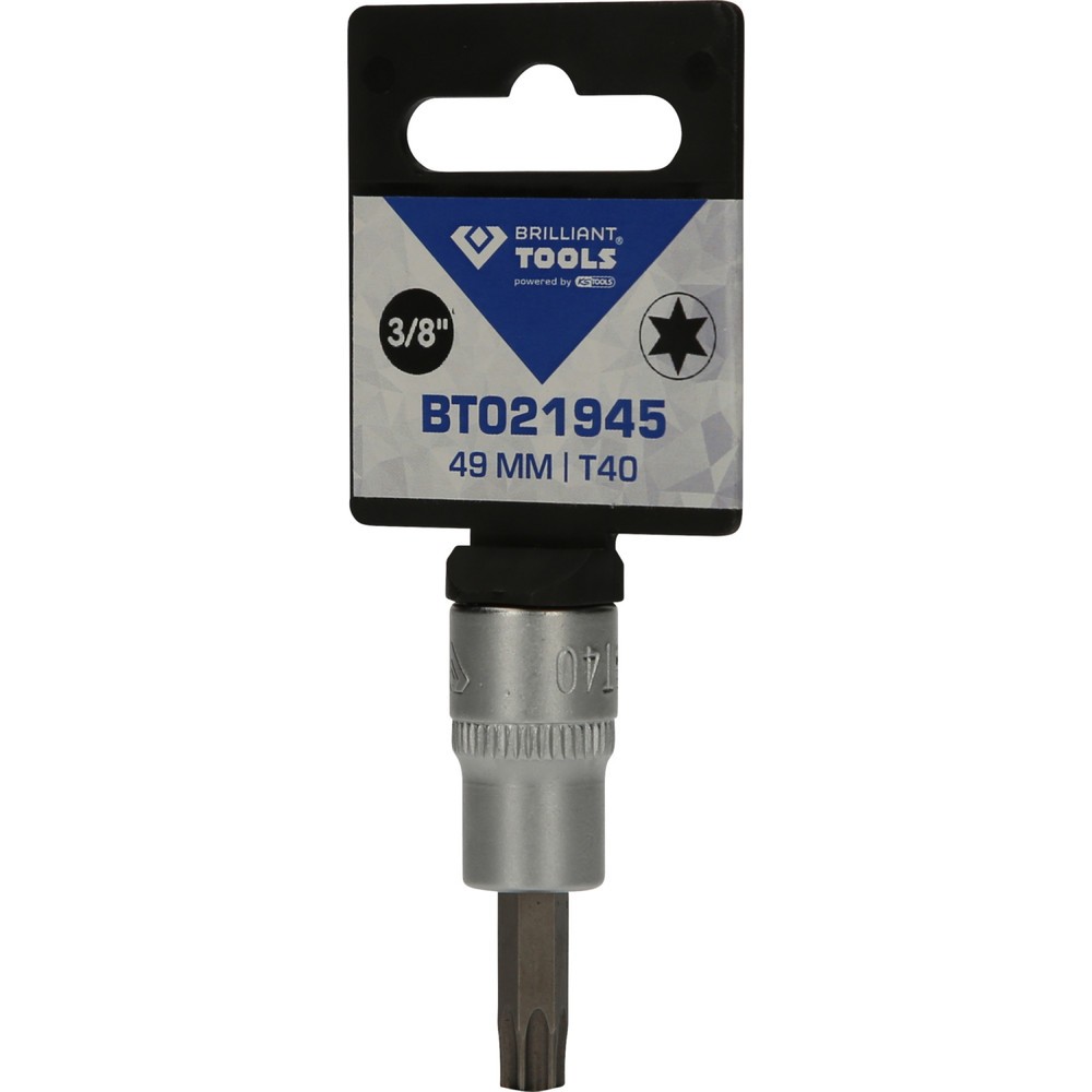 Produktabbildung Nr. 5: BRILLIANT TOOLS 3/8" Torx-Bit-Stecknuss, T40