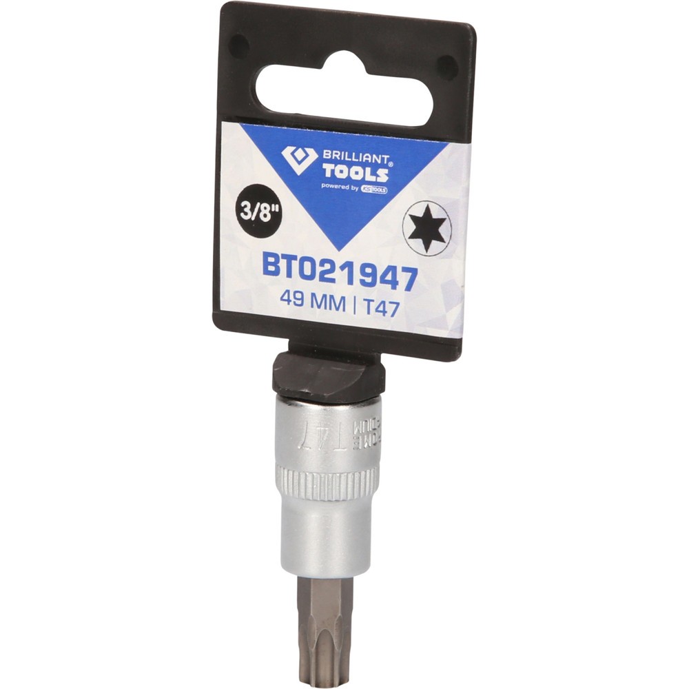 Produktabbildung Nr. 5: BRILLIANT TOOLS 3/8" Torx-Bit-Stecknuss, T47