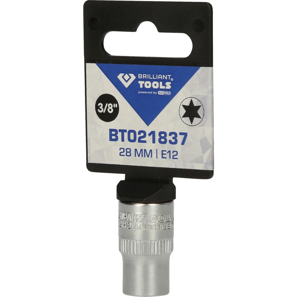 Produktabbildung Nr. 5: BRILLIANT TOOLS 3/8" Torx-E-Stecknuss, E12