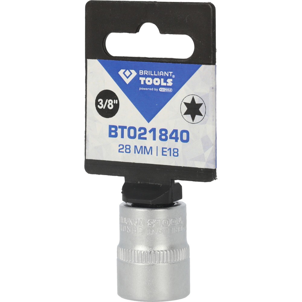 Produktabbildung Nr. 5: BRILLIANT TOOLS 3/8" Torx-E-Stecknuss, E18