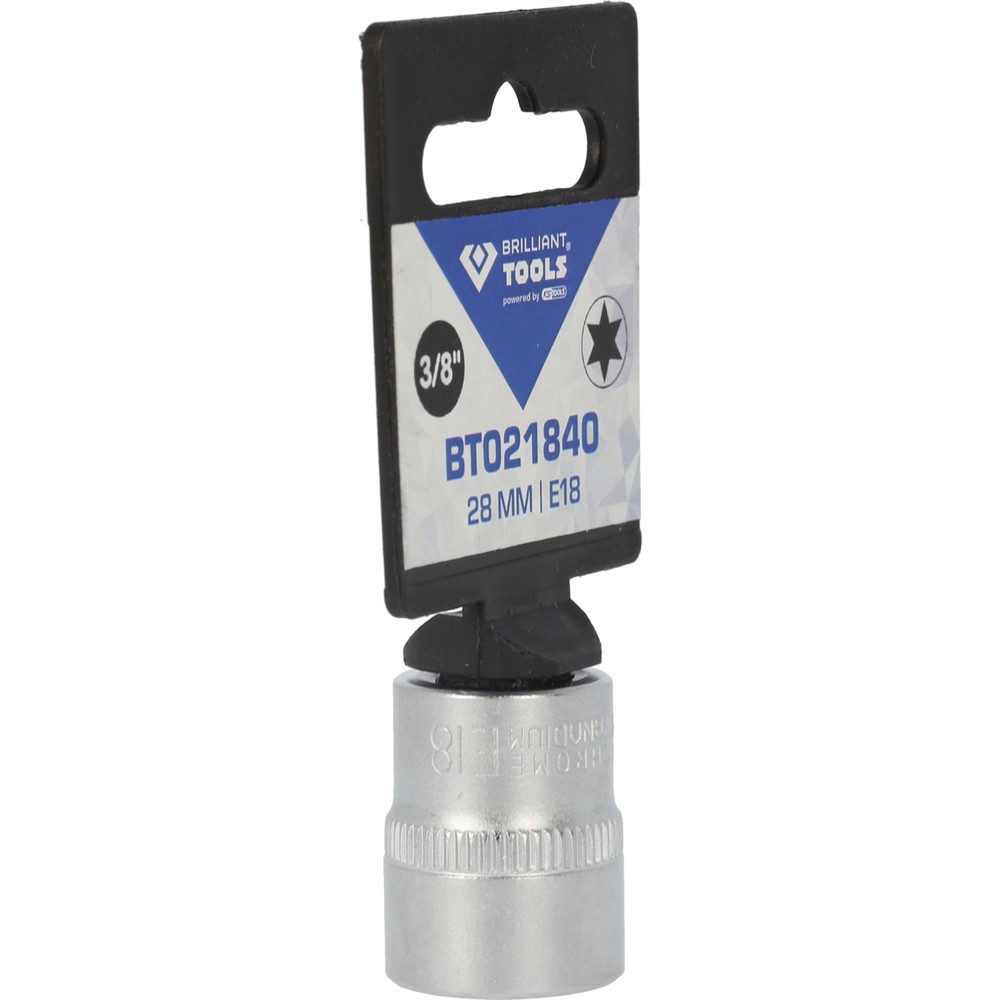 Produktabbildung Nr. 8: BRILLIANT TOOLS 3/8" Torx-E-Stecknuss, E18