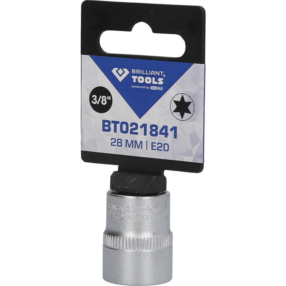 Produktabbildung Nr. 5: BRILLIANT TOOLS 3/8" Torx-E-Stecknuss, E20