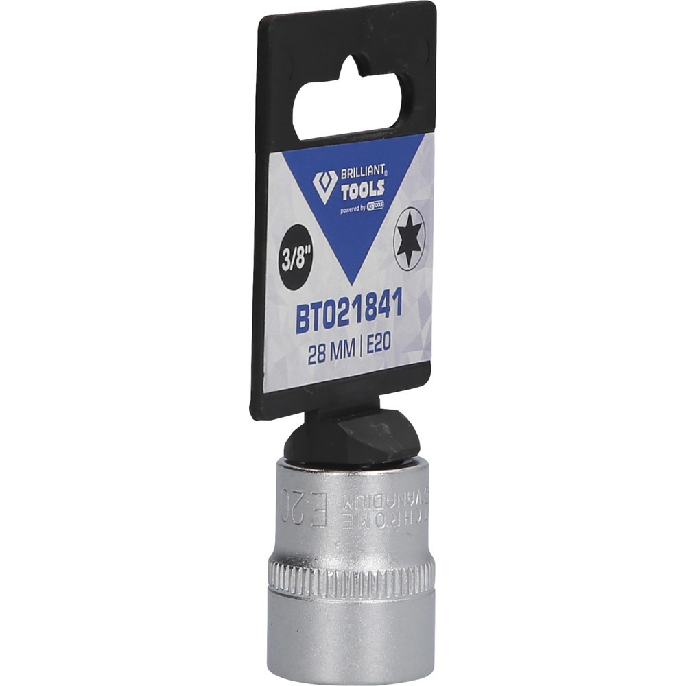 Produktabbildung Nr. 8: BRILLIANT TOOLS 3/8" Torx-E-Stecknuss, E20