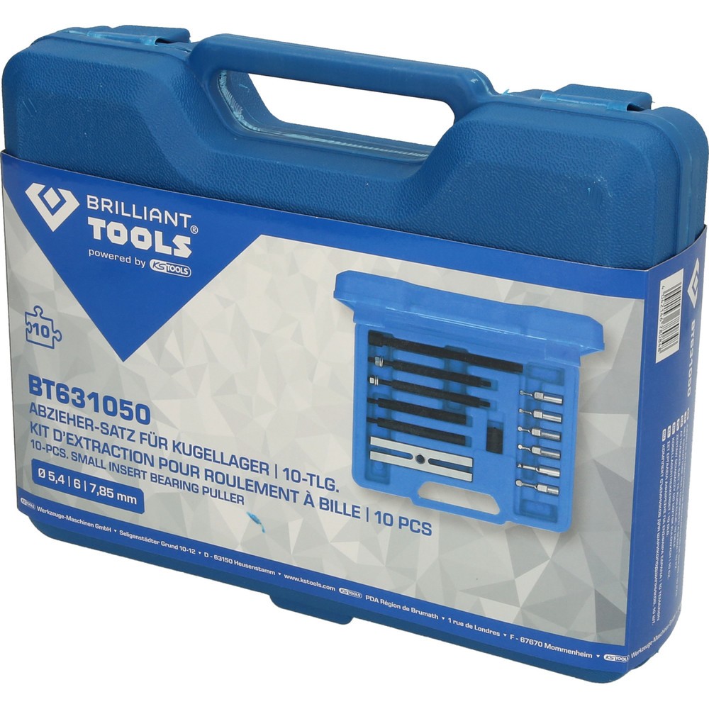 Produktabbildung Nr. 6: BRILLIANT TOOLS Abzieher-Satz für Kugellager, 10-tlg