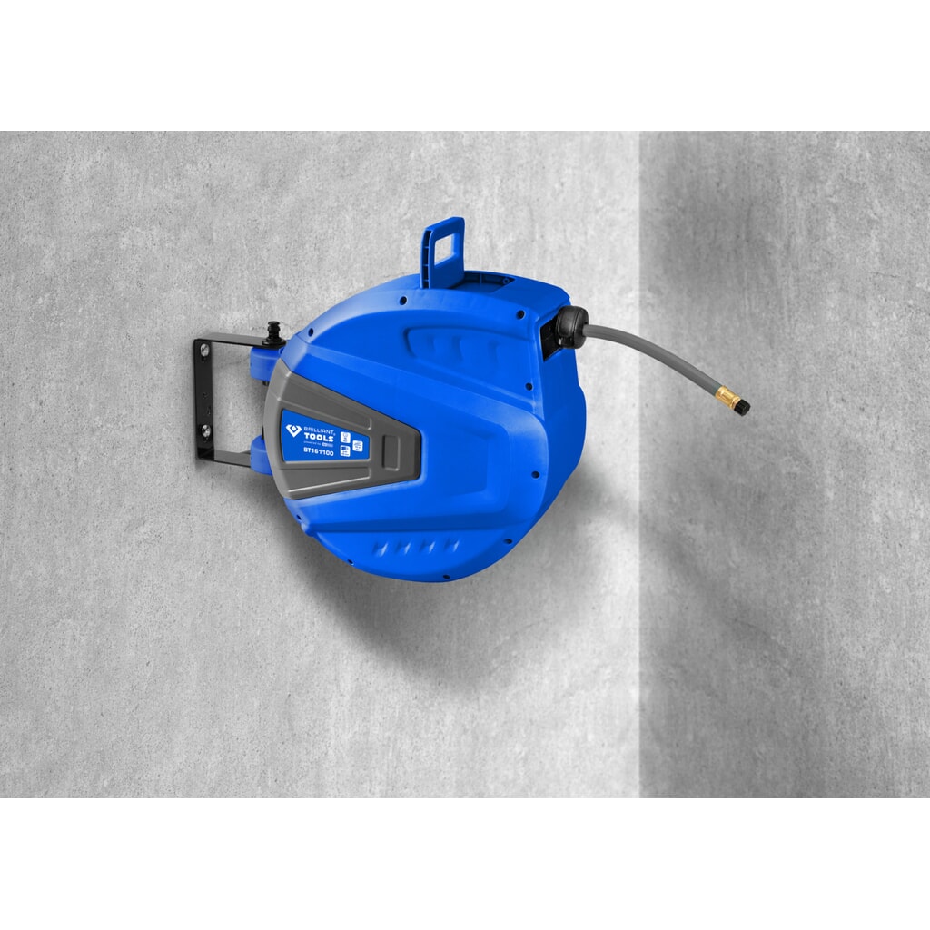 Produktabbildung Nr. 10: BRILLIANT TOOLS Automatischer Druckluftschlauch-Aufroller, Ø 10 mm x 15 m