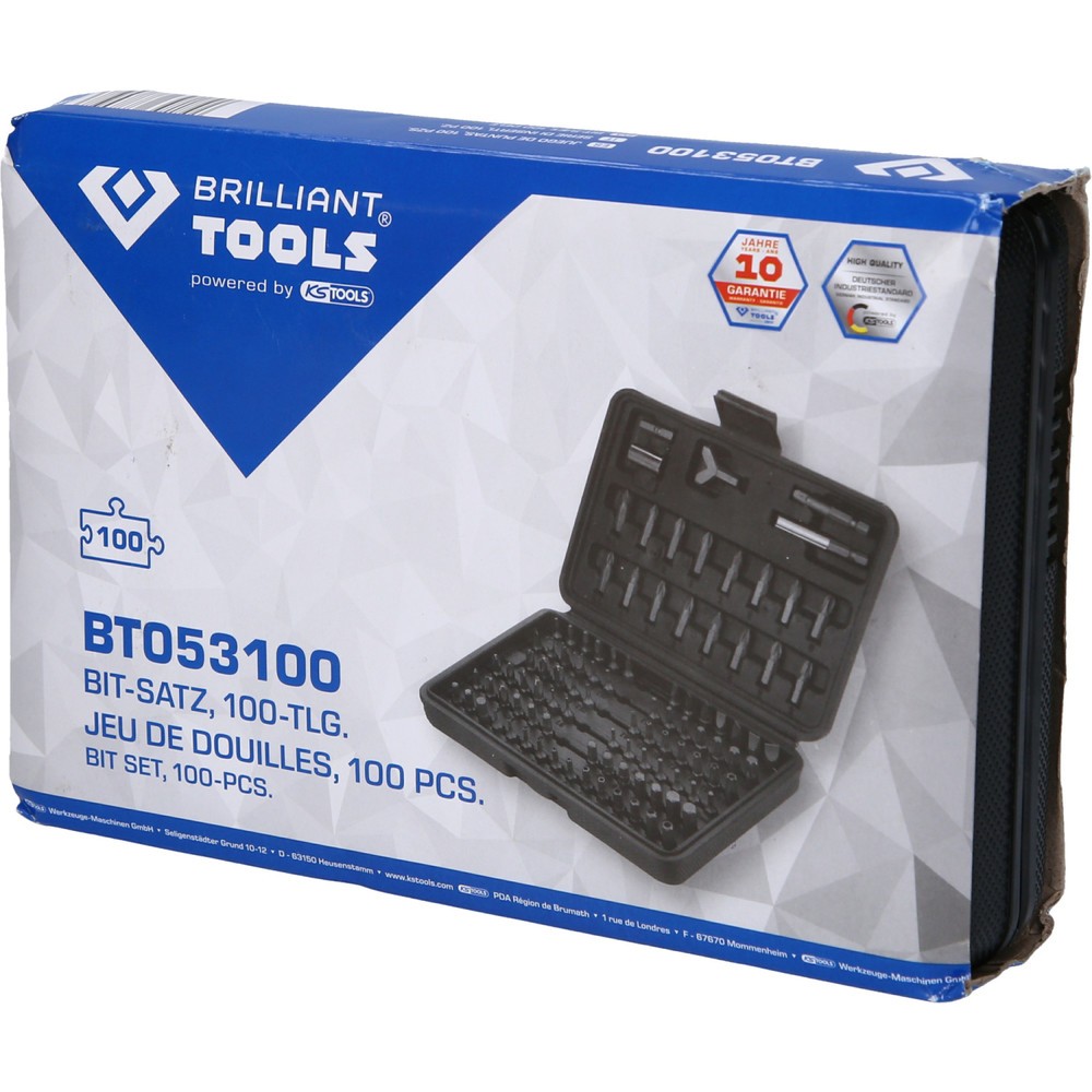 Produktabbildung Nr. 5: BRILLIANT TOOLS Bit-Satz, 100-tlg