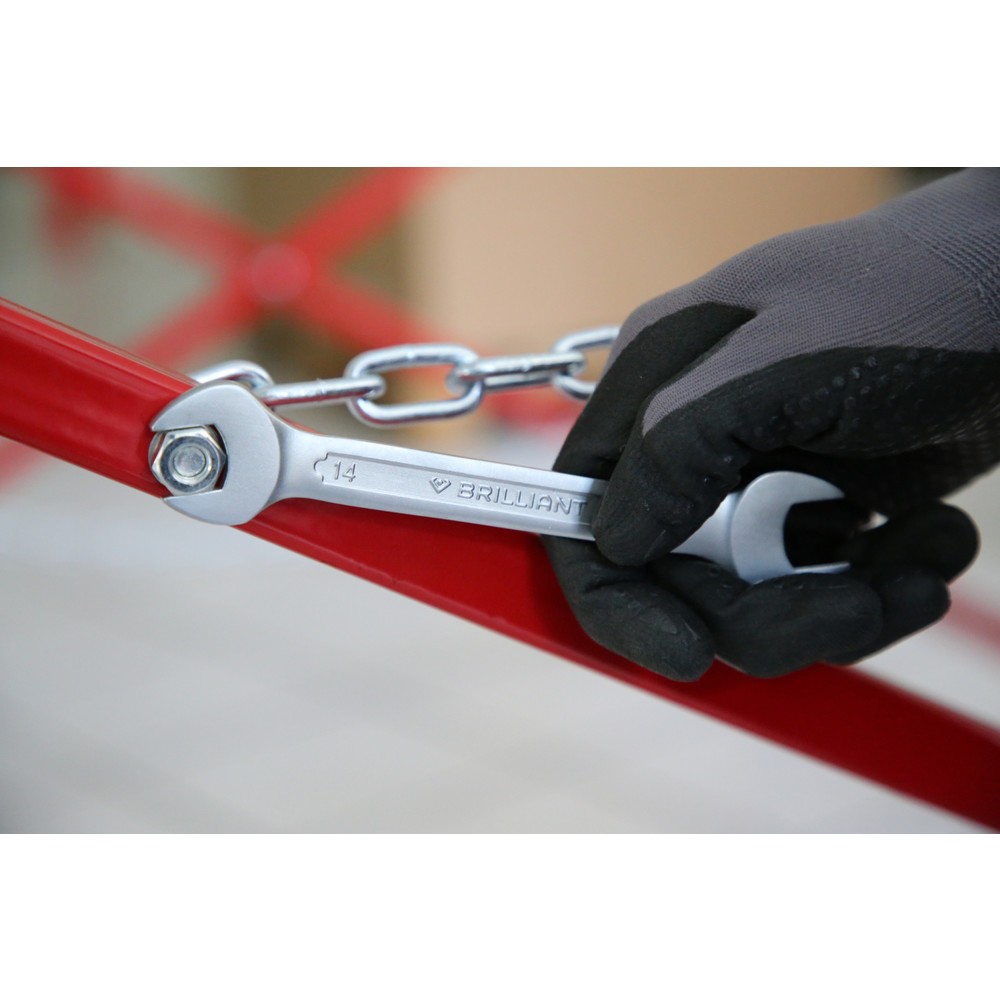 Produktabbildung Nr. 8: BRILLIANT TOOLS Doppel-Maulschlüssel, 14 x 15 mm