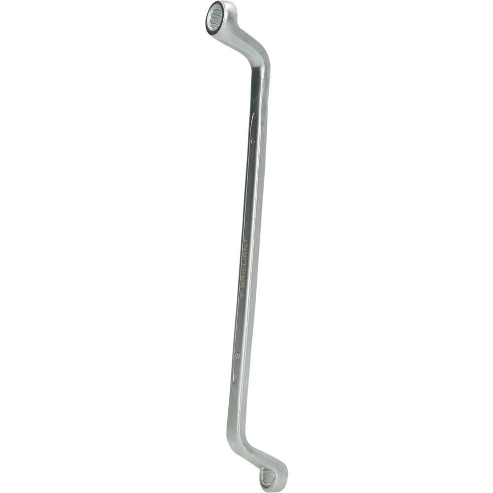 Produktabbildung Nr. 3: BRILLIANT TOOLS Doppel-Ringschlüssel, gekröpft, 6 x 7 mm