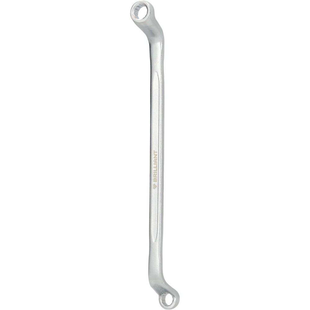 Produktabbildung: BRILLIANT TOOLS Doppel-Ringschlüssel, gekröpft, 10 x 11 mm
