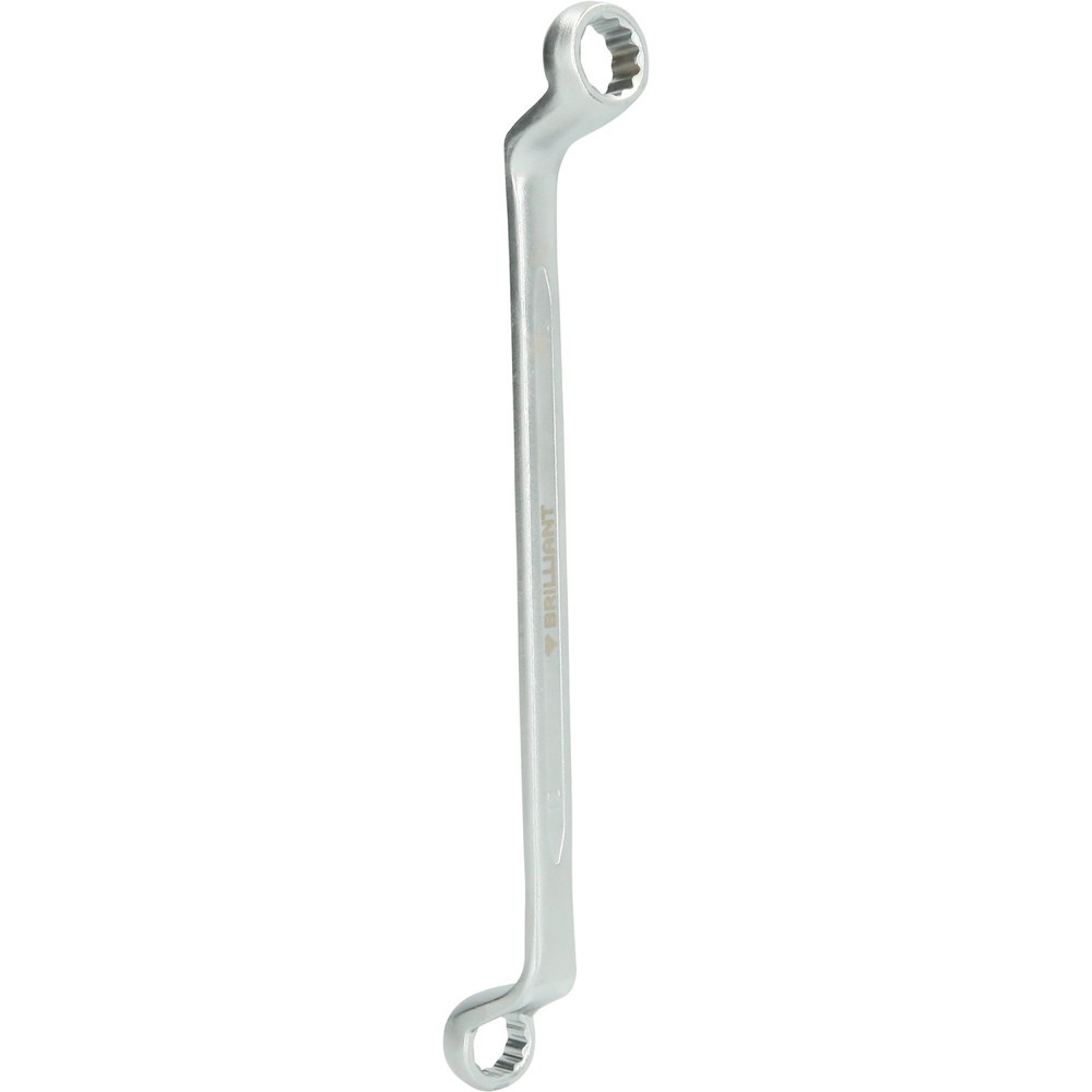 Produktabbildung Nr. 2: BRILLIANT TOOLS Doppel-Ringschlüssel, gekröpft, 12 x 13 mm