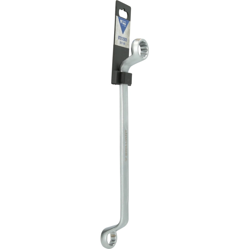 Produktabbildung Nr. 9: BRILLIANT TOOLS Doppel-Ringschlüssel, gekröpft, 16 x 17 mm