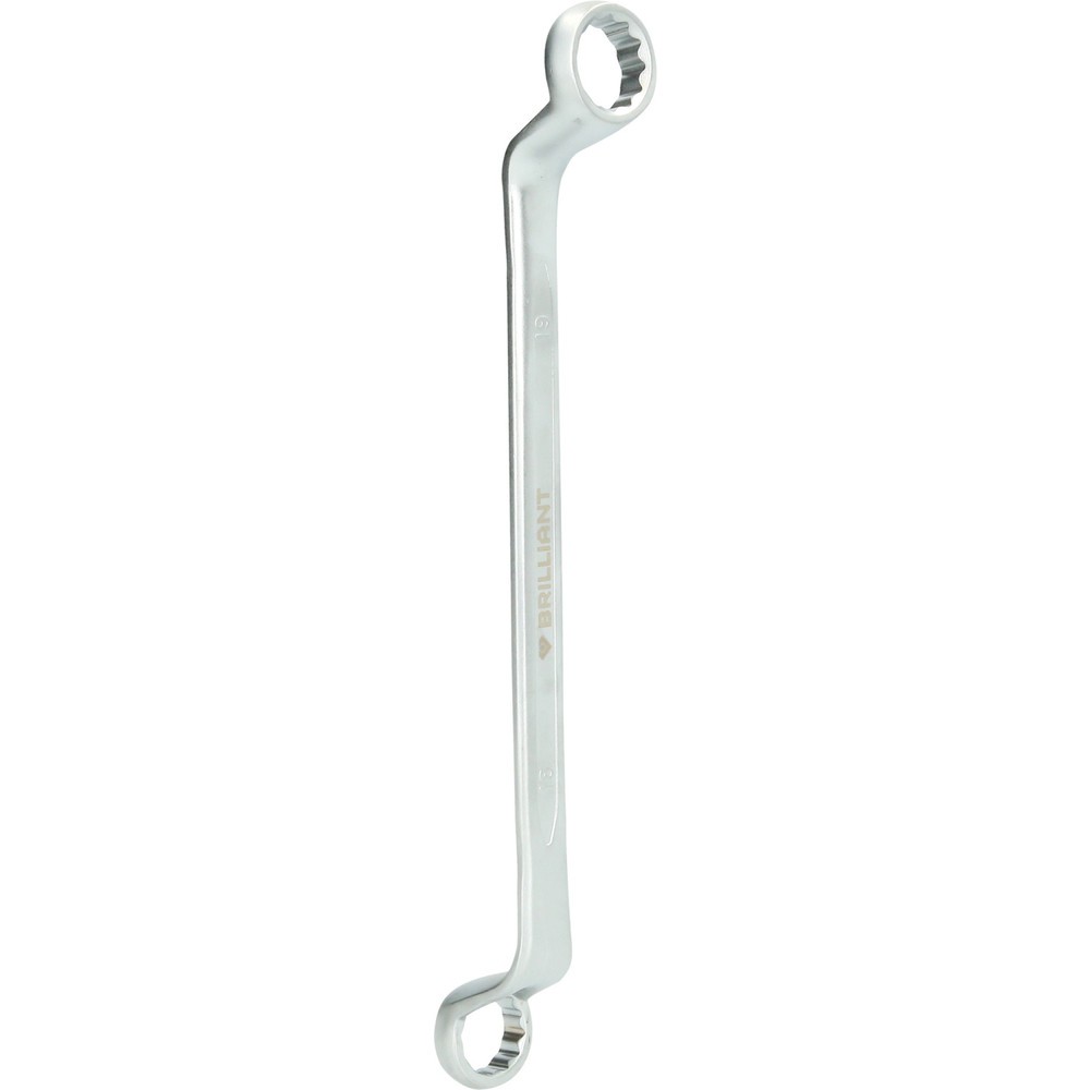 Produktabbildung Nr. 2: BRILLIANT TOOLS Doppel-Ringschlüssel, gekröpft, 18 x 19 mm