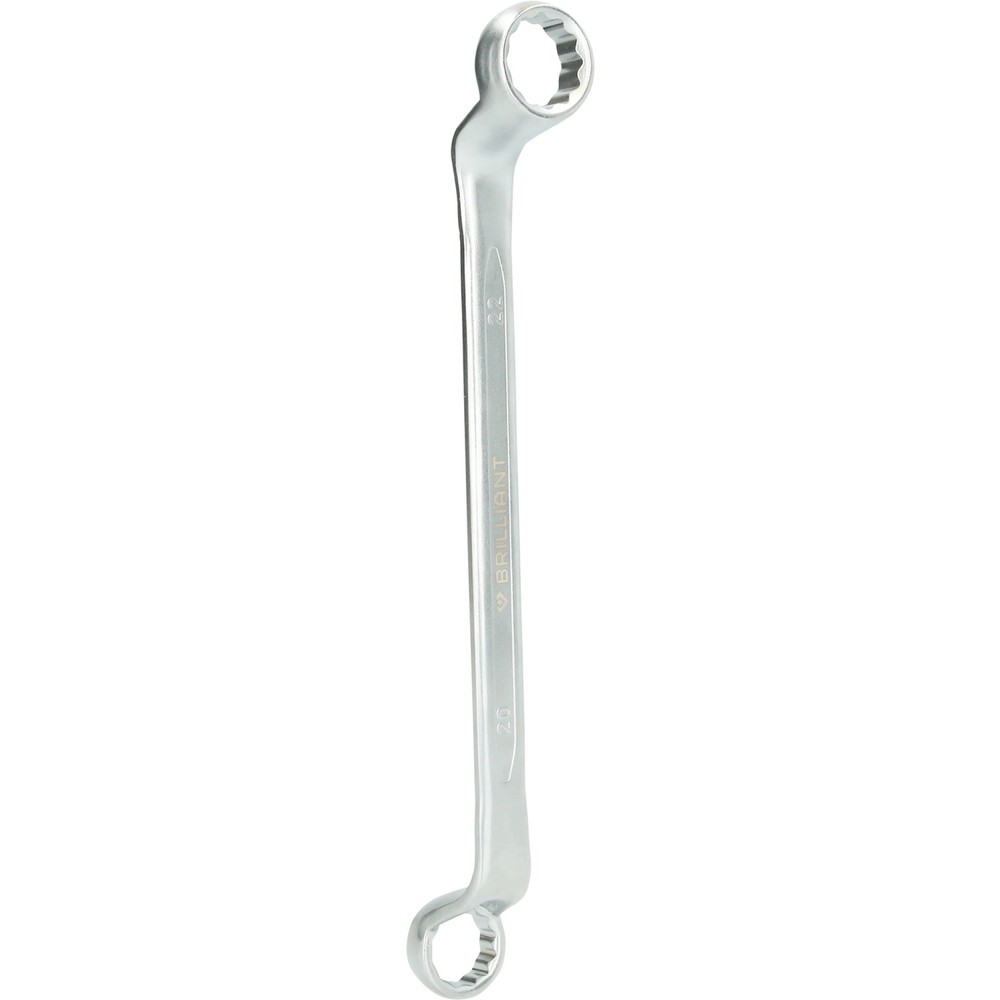 Produktabbildung Nr. 2: BRILLIANT TOOLS Doppel-Ringschlüssel, gekröpft, 20 x 22 mm