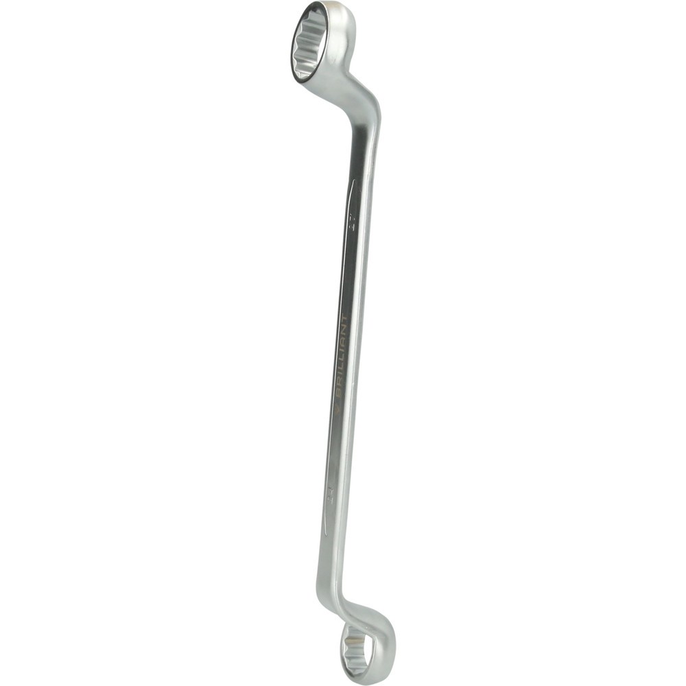 Produktabbildung Nr. 3: BRILLIANT TOOLS Doppel-Ringschlüssel, gekröpft, 24 x 27 mm
