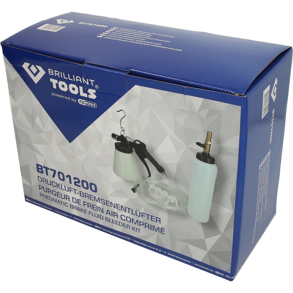 Produktabbildung Nr. 3: BRILLIANT TOOLS Druckluft-Bremsenentlüfter