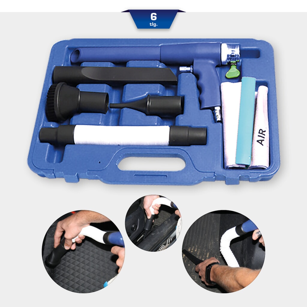 Produktabbildung Nr. 3: BRILLIANT TOOLS Druckluft-Sauger, 6-tlg