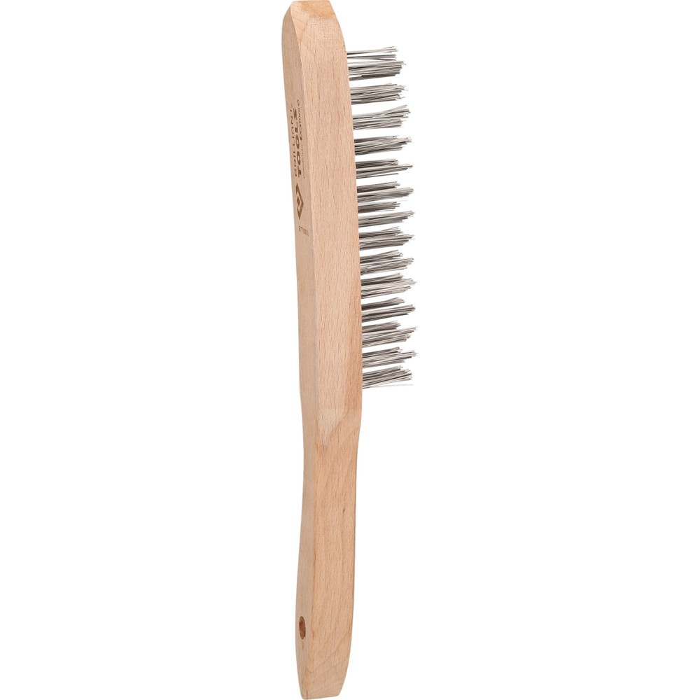 Produktabbildung Nr. 3: BRILLIANT TOOLS Edelstahl-Handdrahtbürste 3-reihig, 290mm