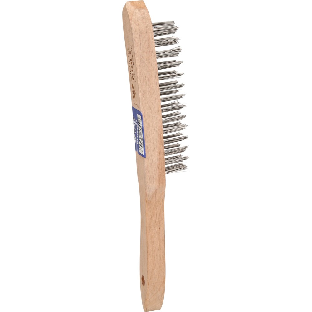 Produktabbildung Nr. 7: BRILLIANT TOOLS Edelstahl-Handdrahtbürste 3-reihig, 290mm