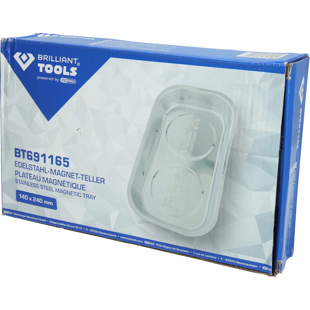 Produktabbildung Nr. 6: BRILLIANT TOOLS Edelstahl-Magnet-Teller