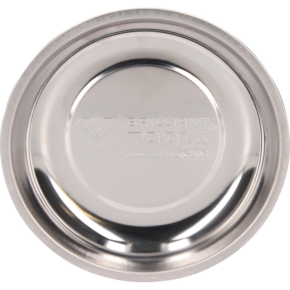 BRILLIANT TOOLS Edelstahl-Magnet-Teller, Ø 15 cm Produktabbildung: BRILLIANT TOOLS Edelstahl-Magnet-Teller, Ø 15 cm