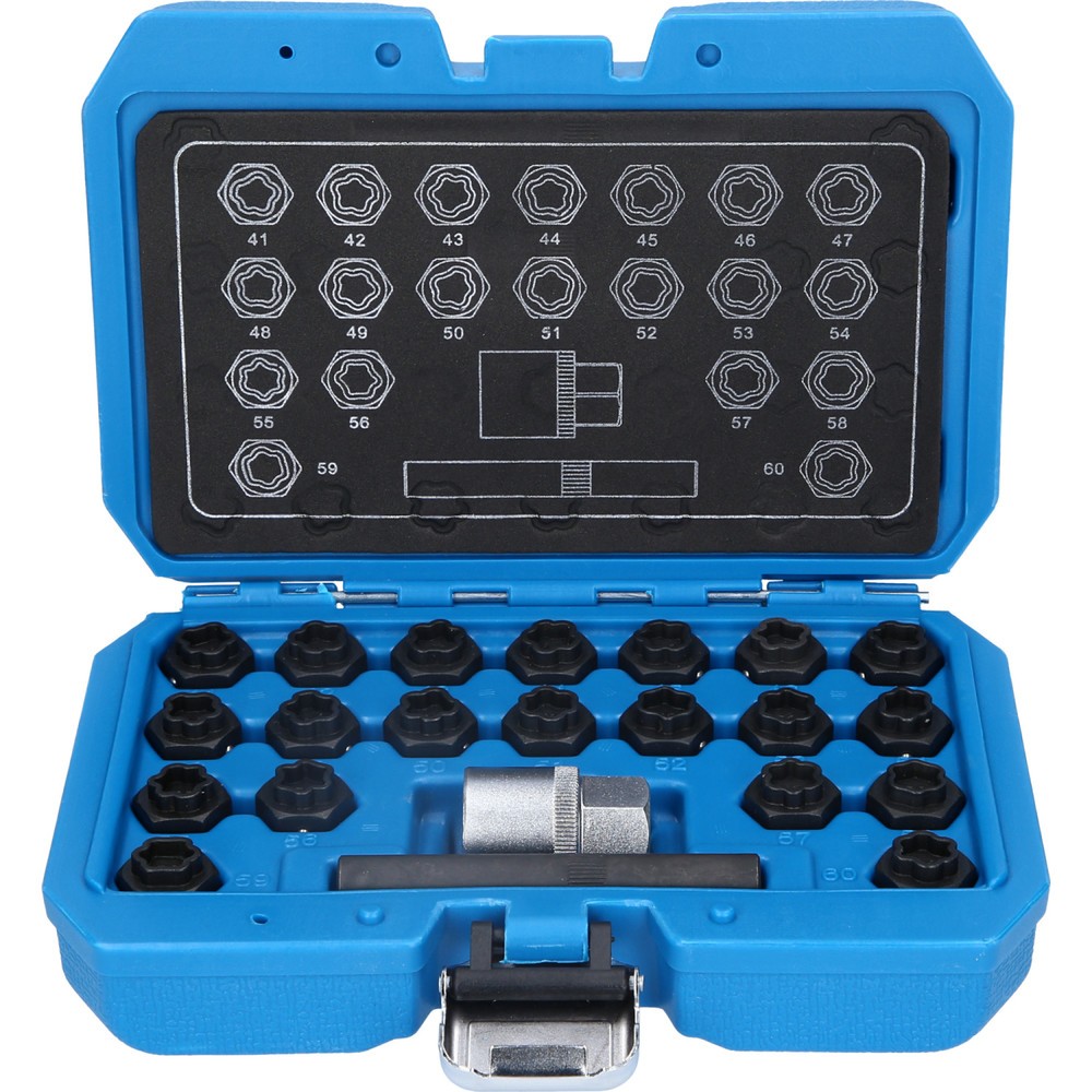 Produktabbildung Nr. 6: BRILLIANT TOOLS Felgenschloss-Sortiment für BMW, 22-tlg