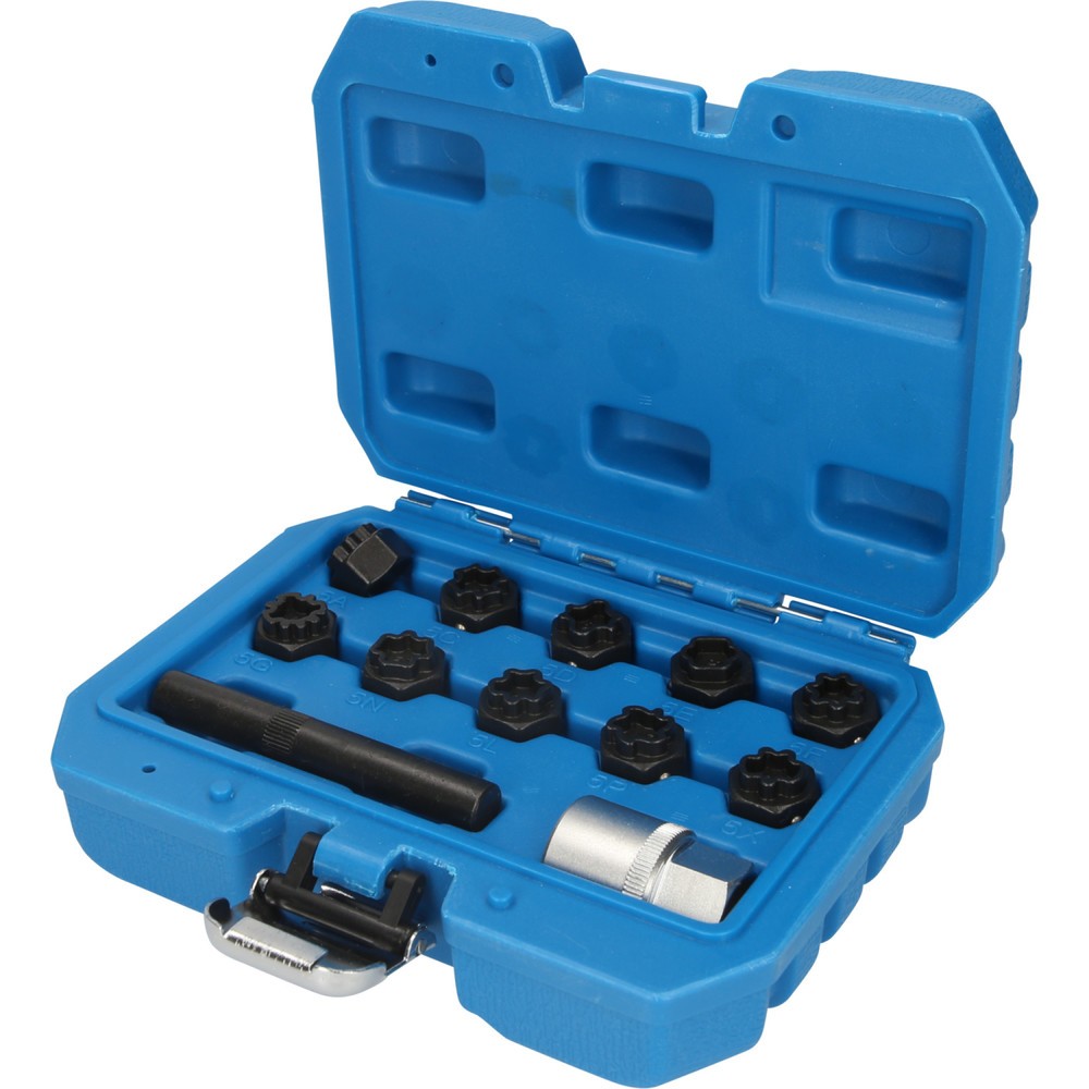 Produktabbildung: BRILLIANT TOOLS Felgenschloss-Sortiment für Mercedes, 12-tlg
