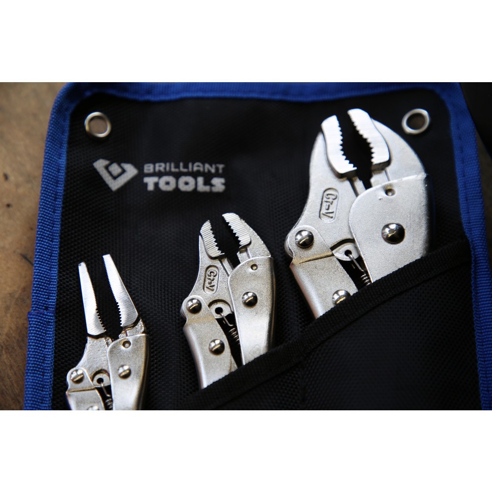 Produktabbildung Nr. 2: BRILLIANT TOOLS Gripzangen-Satz, 3-tlg