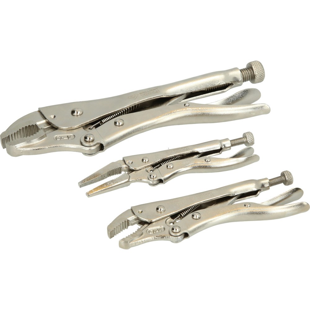 Produktabbildung Nr. 3: BRILLIANT TOOLS Gripzangen-Satz, 3-tlg