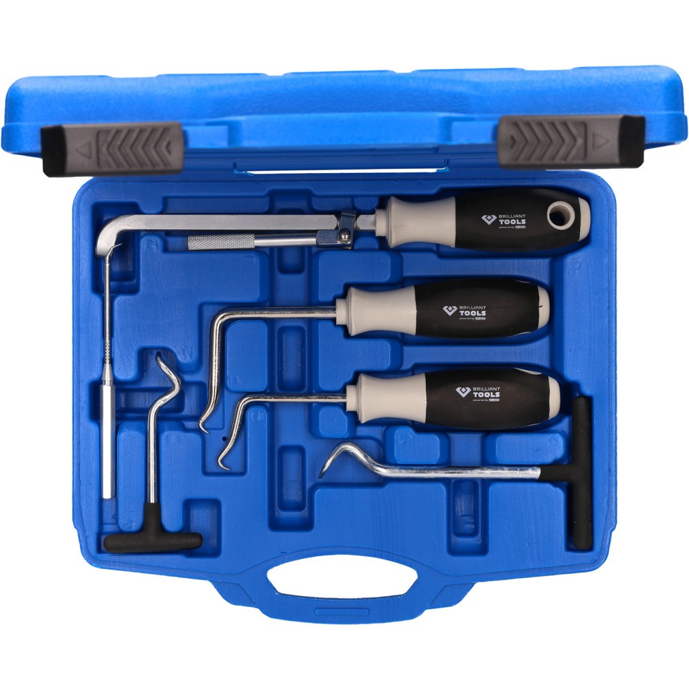Produktabbildung Nr. 10: BRILLIANT TOOLS Haken-Werkzeug-Satz, 7-tlg