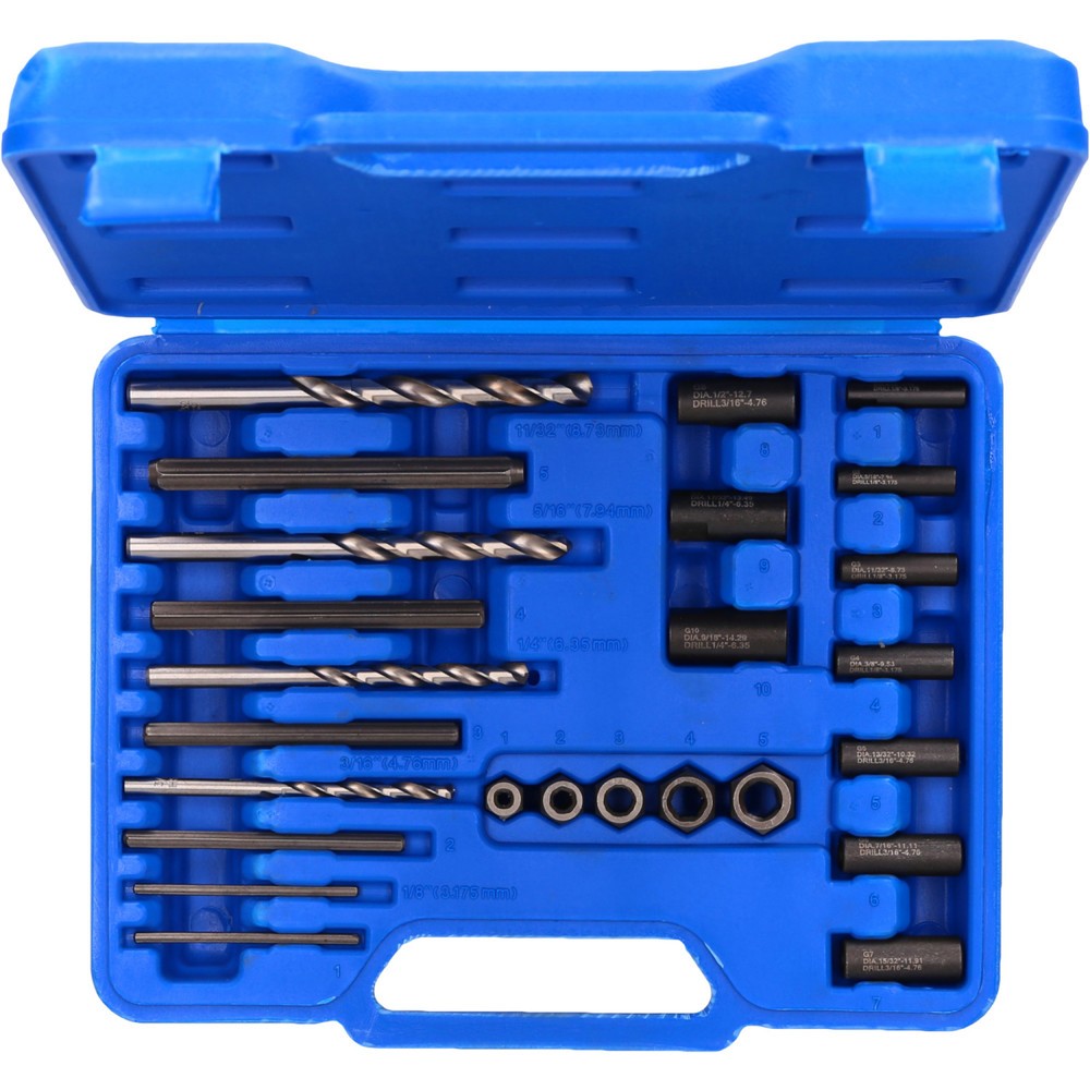 Produktabbildung Nr. 10: BRILLIANT TOOLS HSS Schraubenausdreher-Satz, 25-tlg