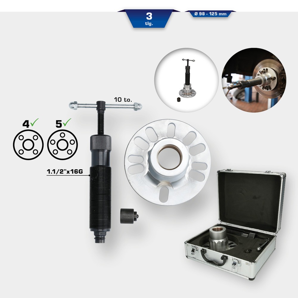 Produktabbildung Nr. 9: BRILLIANT TOOLS Hydraulischer Ausdrücker für Antriebswellen, 98 mm - 12,5 cm