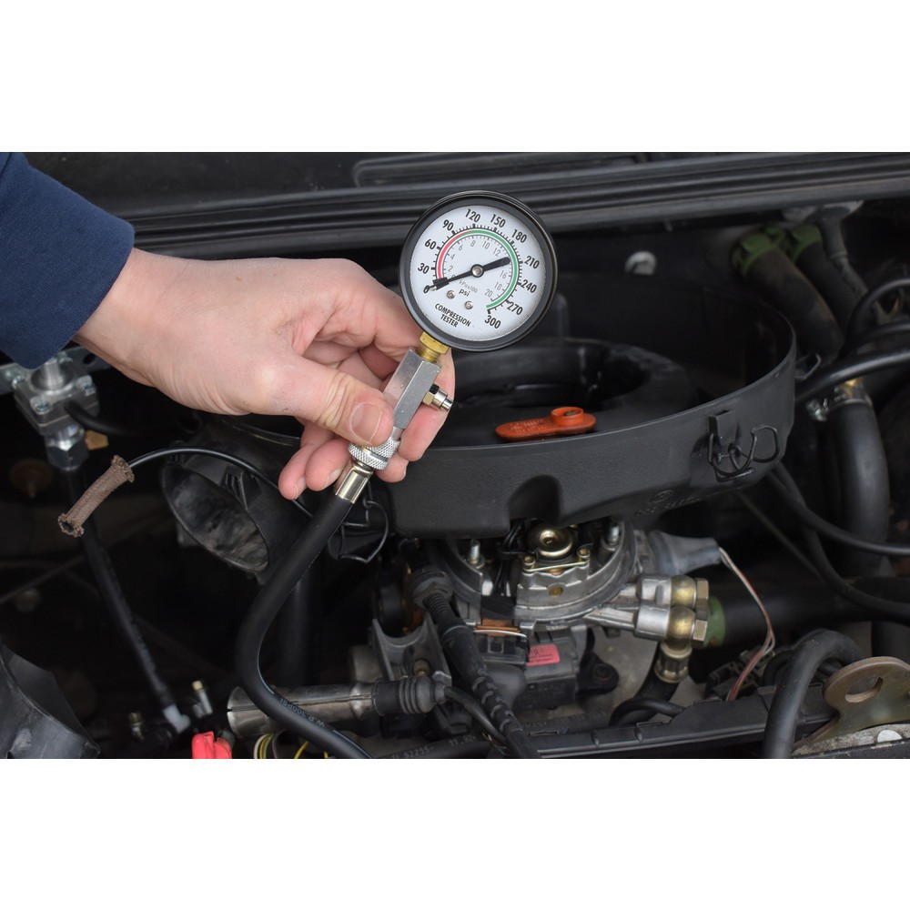 Produktabbildung Nr. 14: BRILLIANT TOOLS Kompressionstester-Satz für Benzin Motoren, 2-tlg