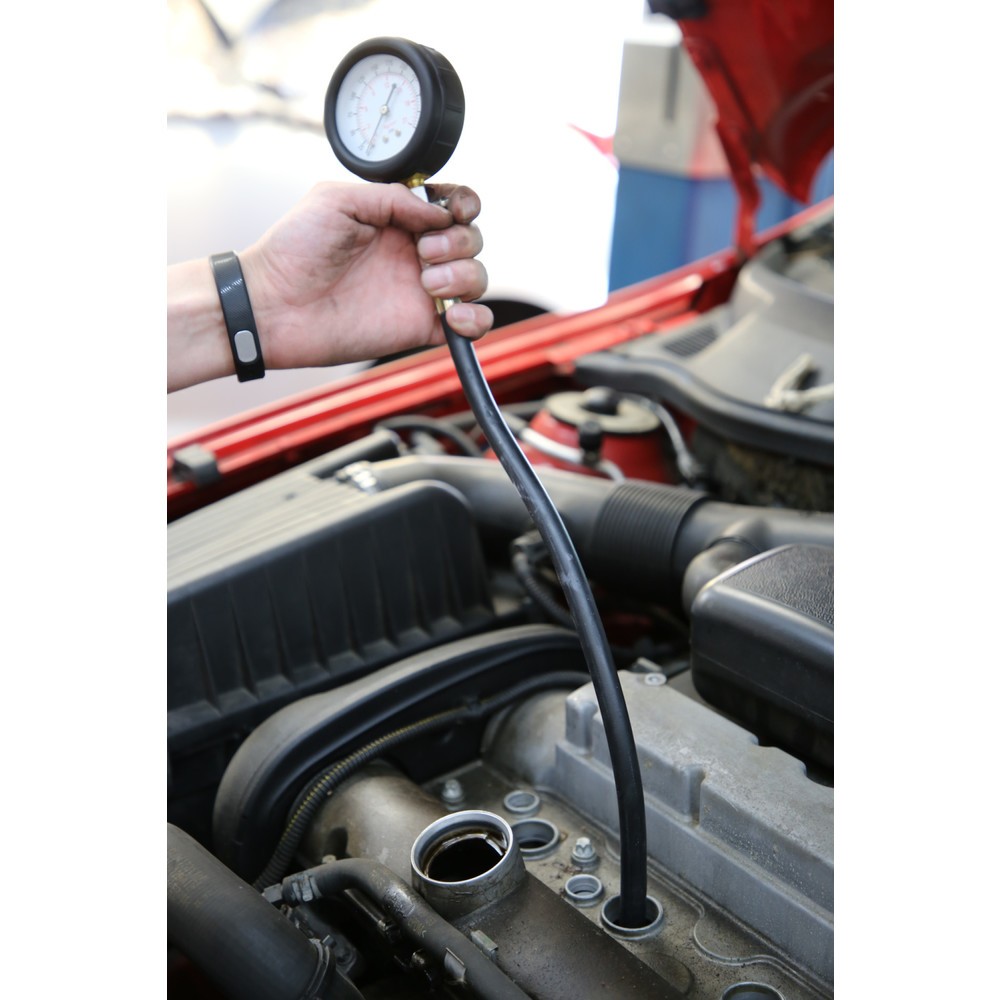 Produktabbildung Nr. 12: BRILLIANT TOOLS Kompressionstester-Satz für Benzin Motoren, 2-tlg