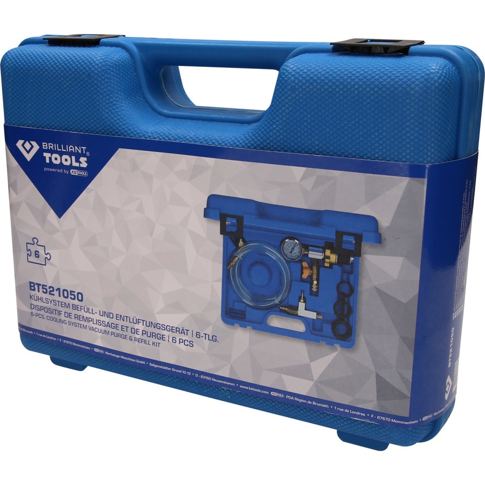 Produktabbildung Nr. 6: BRILLIANT TOOLS Kühlsystem Befüll- und Entlüftungsgerät, 6-tlg