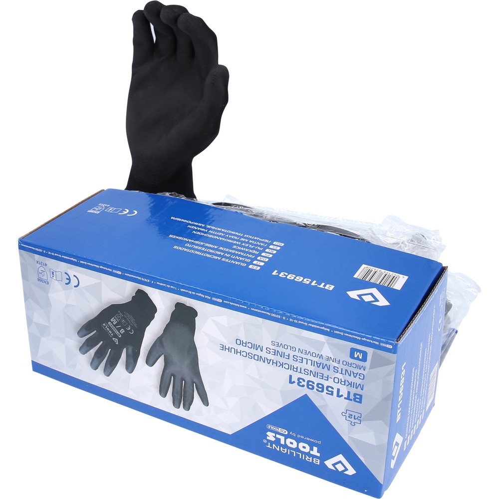 Produktabbildung Nr. 4: BRILLIANT TOOLS Mikro-Feinstrickhandschuhe, Größe 8 / M