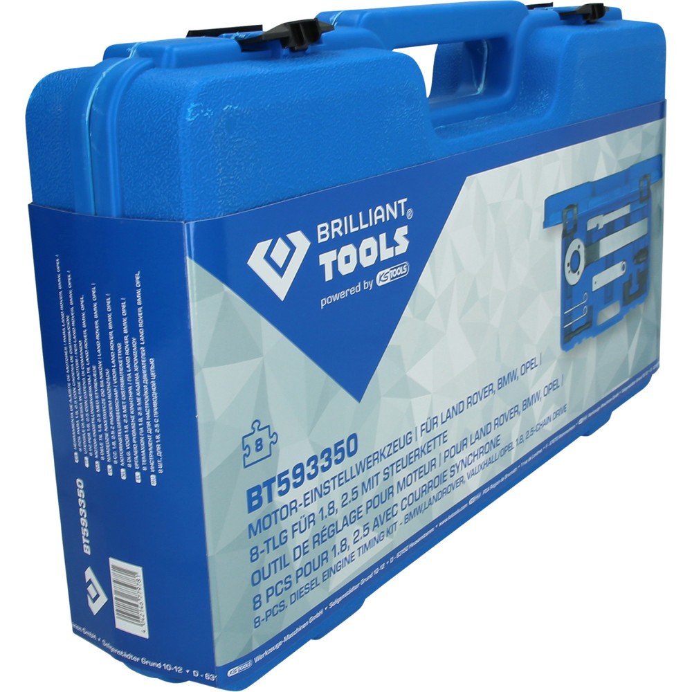 Produktabbildung Nr. 8: BRILLIANT TOOLS Motor-Einstellwerkzeug für Land Rover, BMW, Opel 1.8, 2.5 mit Steuerkette