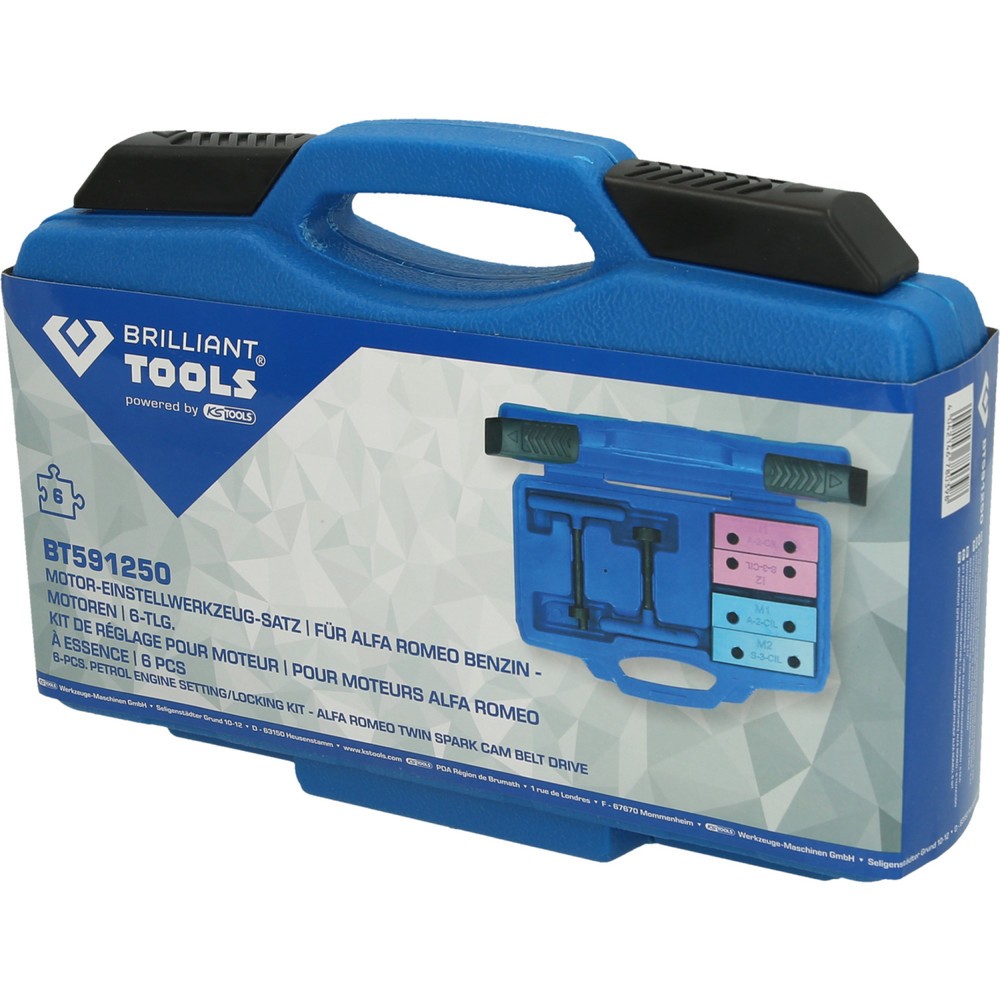 Produktabbildung Nr. 7: BRILLIANT TOOLS Motor-Einstellwerkzeug-Satz für Alfa Romeo 1.4, 1.6, 1.8, 2.0 Twin-Spark