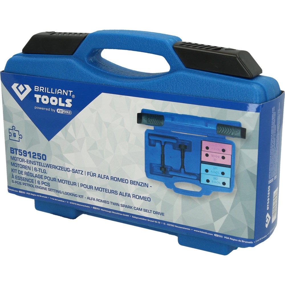 Produktabbildung Nr. 9: BRILLIANT TOOLS Motor-Einstellwerkzeug-Satz für Alfa Romeo 1.4, 1.6, 1.8, 2.0 Twin-Spark
