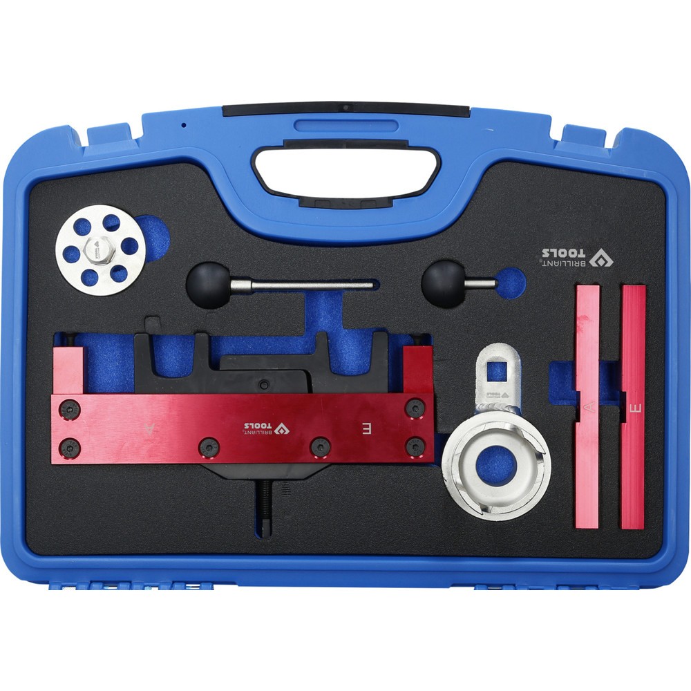 Produktabbildung Nr. 4: BRILLIANT TOOLS Motor-Einstellwerkzeug-Satz für Porsche 911, Cayman, Boxster mit MA1 Motor