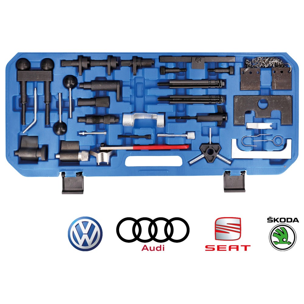 Produktabbildung Nr. 3: BRILLIANT TOOLS Motor-Einstellwerkzeug-Satz für VAG