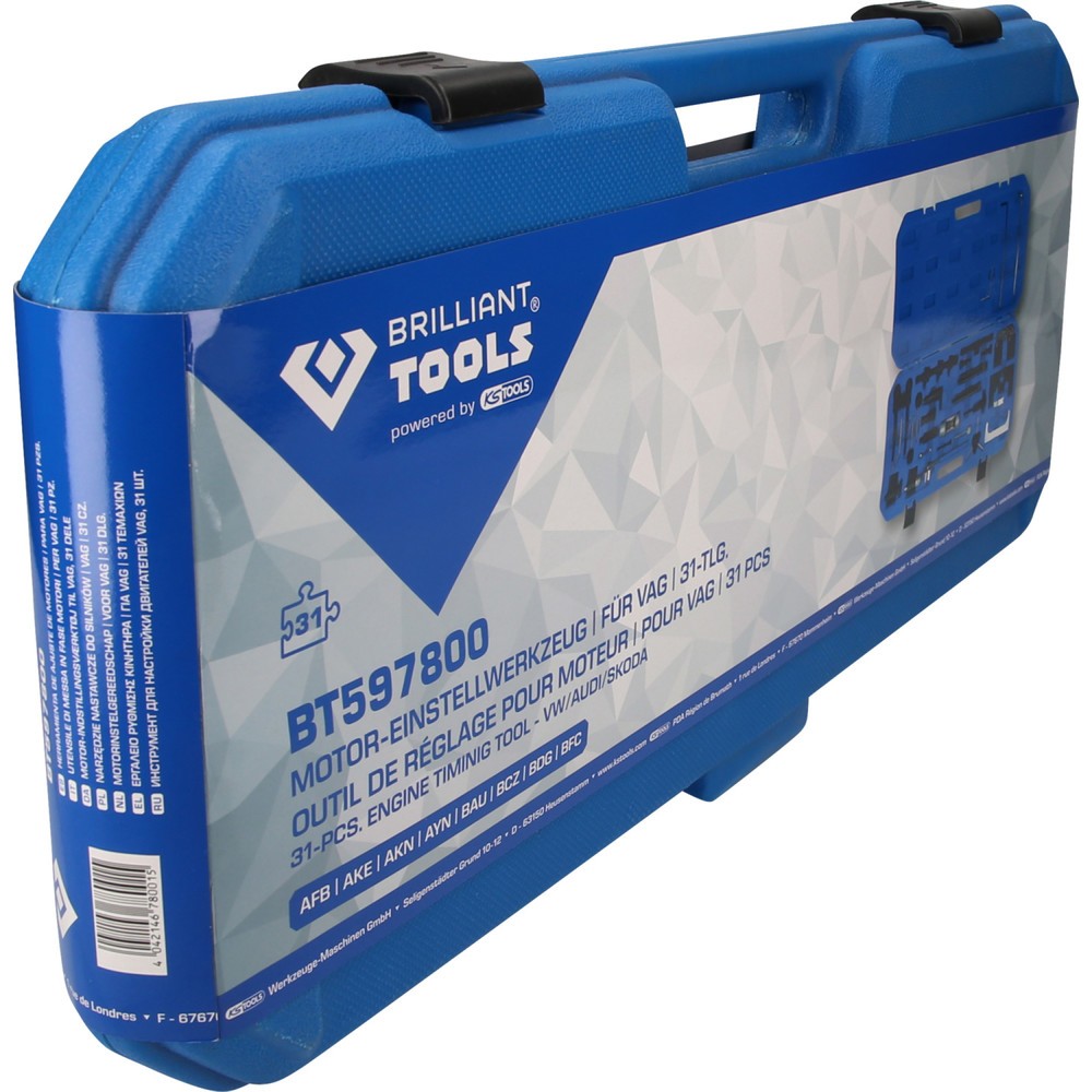 Produktabbildung Nr. 8: BRILLIANT TOOLS Motor-Einstellwerkzeug-Satz für VAG
