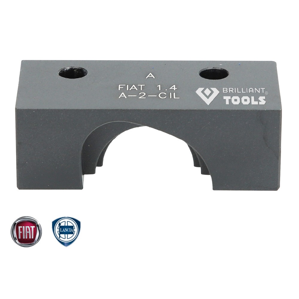Produktabbildung Nr. 2: BRILLIANT TOOLS Nockenwellen-Arretierblock für Fiat, Lancia 1.4 12V