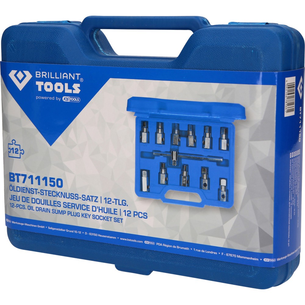 Produktabbildung Nr. 5: BRILLIANT TOOLS Öldienst-Stecknuss-Satz, 12-tlg