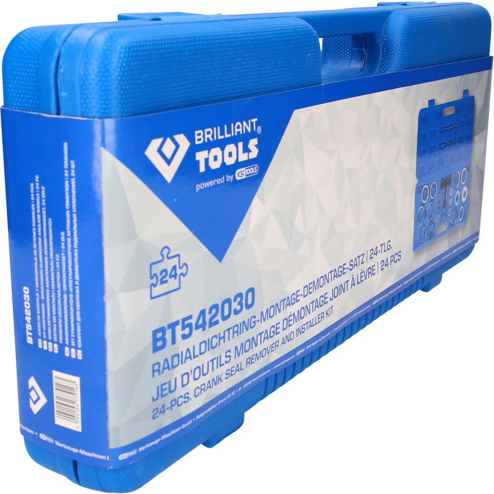 Produktabbildung Nr. 8: BRILLIANT TOOLS Radialdichtring-Montage-Demontage-Satz, 24-tlg