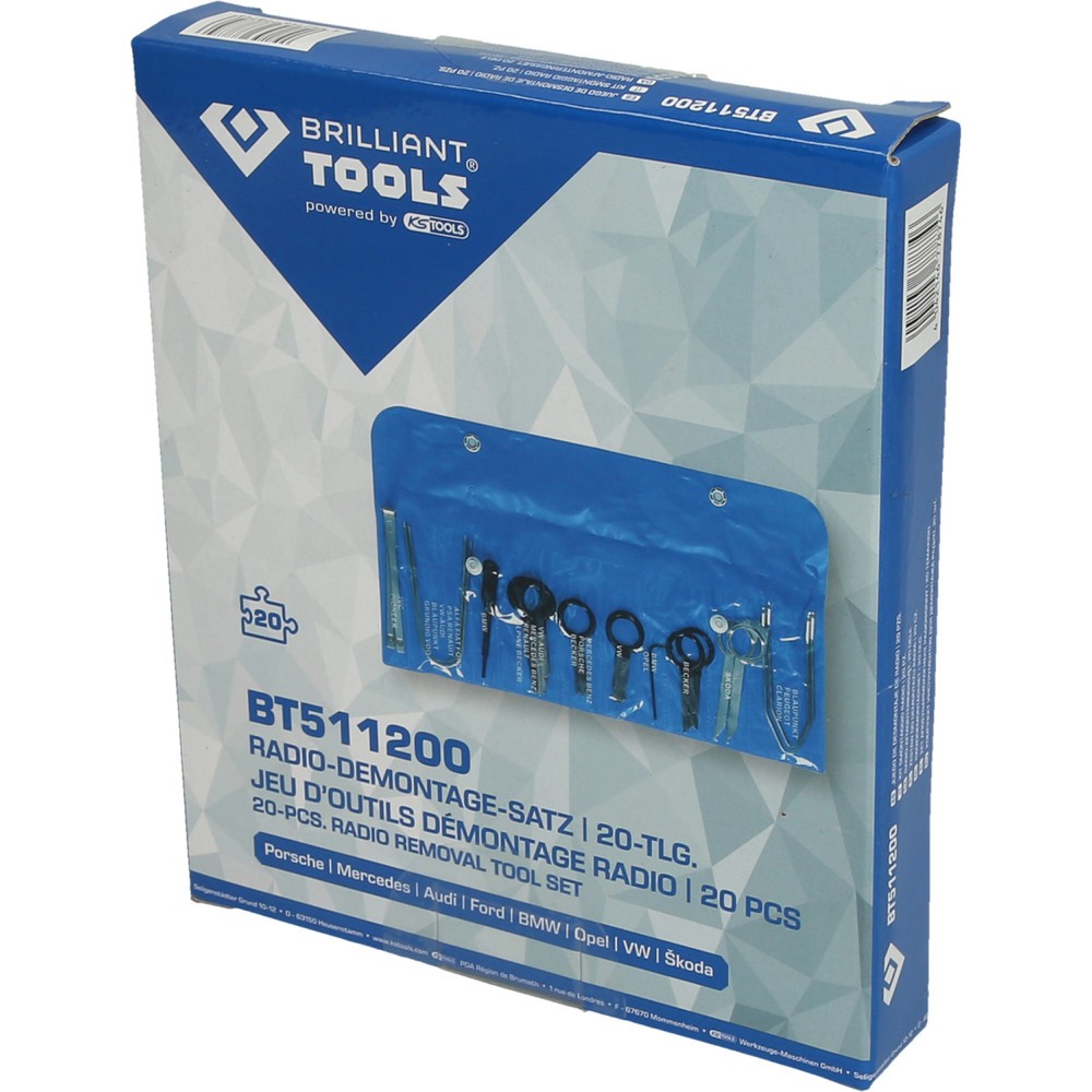 Produktabbildung Nr. 9: BRILLIANT TOOLS Radio-Demontage-Satz, 18-tlg