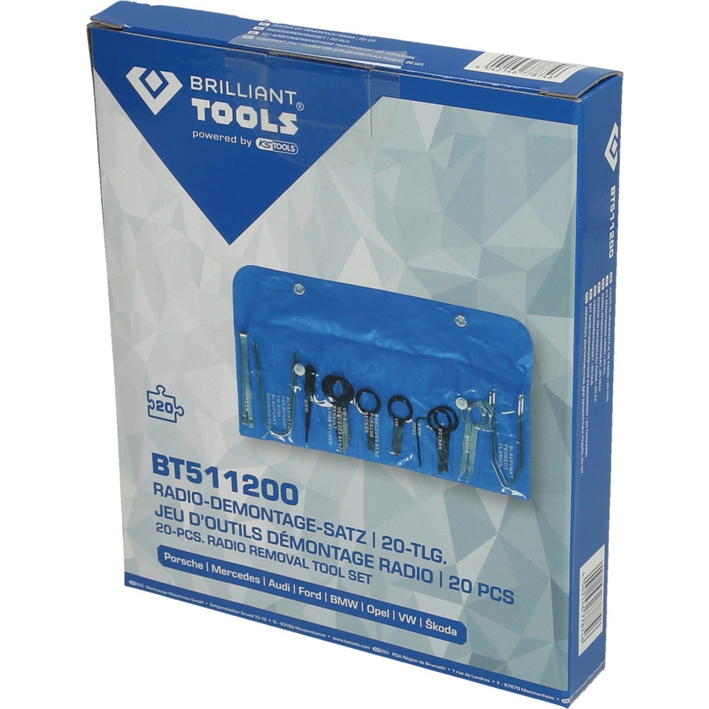 Produktabbildung Nr. 11: BRILLIANT TOOLS Radio-Demontage-Satz, 18-tlg