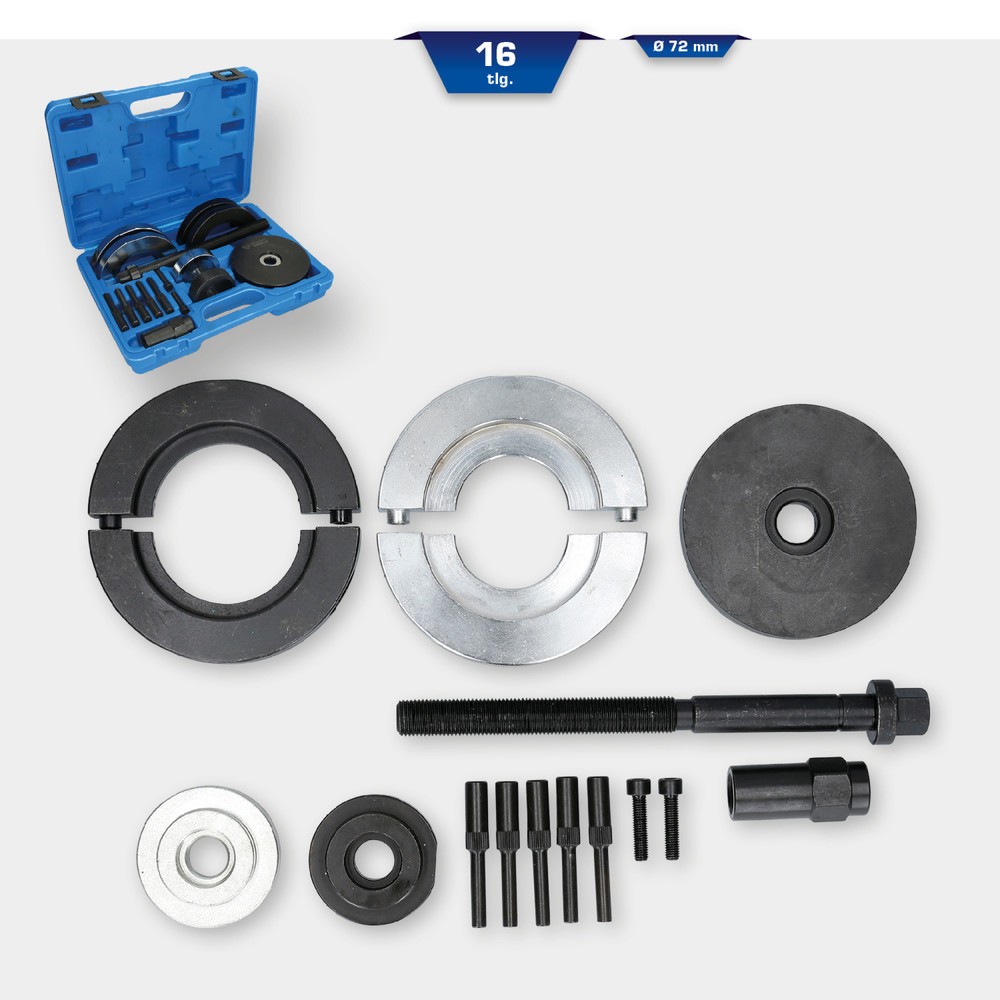 Produktabbildung Nr. 7: BRILLIANT TOOLS Radlager-Werkzeug-Satz, für VAG, Radlager-Nabeneinheit 72 mm