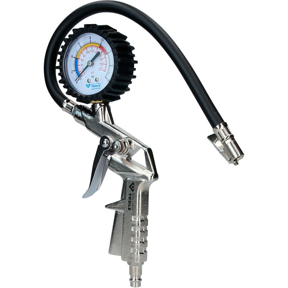 Produktabbildung: BRILLIANT TOOLS Reifenfüllmesser, 0-16 bar