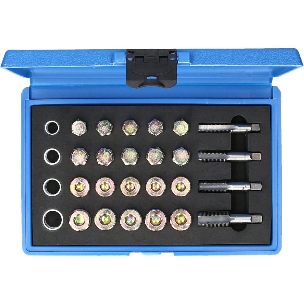 Produktabbildung Nr. 9: BRILLIANT TOOLS Reparatursatz für Öl-Ablassschrauben-Gewinde, 64-tlg