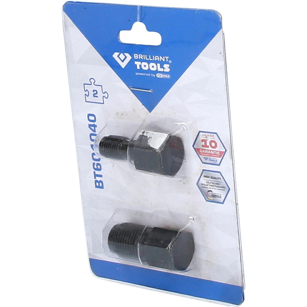 Produktabbildung Nr. 6: BRILLIANT TOOLS Reparaturwerkzeug für Lambdasonden-Gewinde, M18 x 1,5 mm, M12 x 1,25 mm, 2-tlg